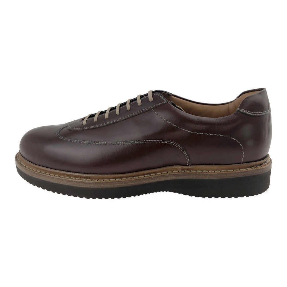 JALAN SRIWIJAYA ジャランスリウァヤ 210306 INTELLIGENCE SHOES インテリジェンス カスターニャカーフ レザー シューズ 7.5 ブラウン系 7.5【極上美品】【中古】