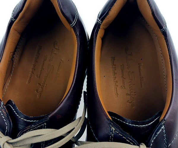 JALAN SRIWIJAYA ジャランスリウァヤ 210306 INTELLIGENCE SHOES インテリジェンス カスターニャカーフ レザー シューズ 7.5 ブラウン系 7.5【極上美品】【中古】