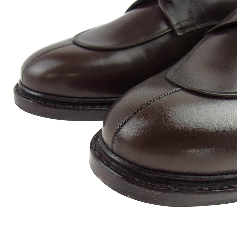 JALAN SRIWIJAYA ジャランスリウァヤ 98653 Uチップ レザーゴンマソール ビジネスシューズ 6.5 ブラウン系 6.5【極上美品】【中古】