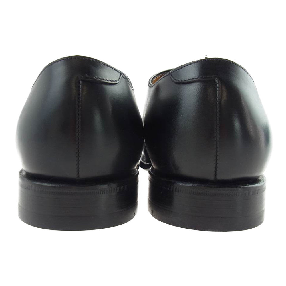 JALAN SRIWIJAYA ジャランスリウァヤ 98313  Vチップ ブラックカーフ レザーソール ビジネスシューズ ドレスシューズ 10 ブラック系 10【極上美品】【中古】