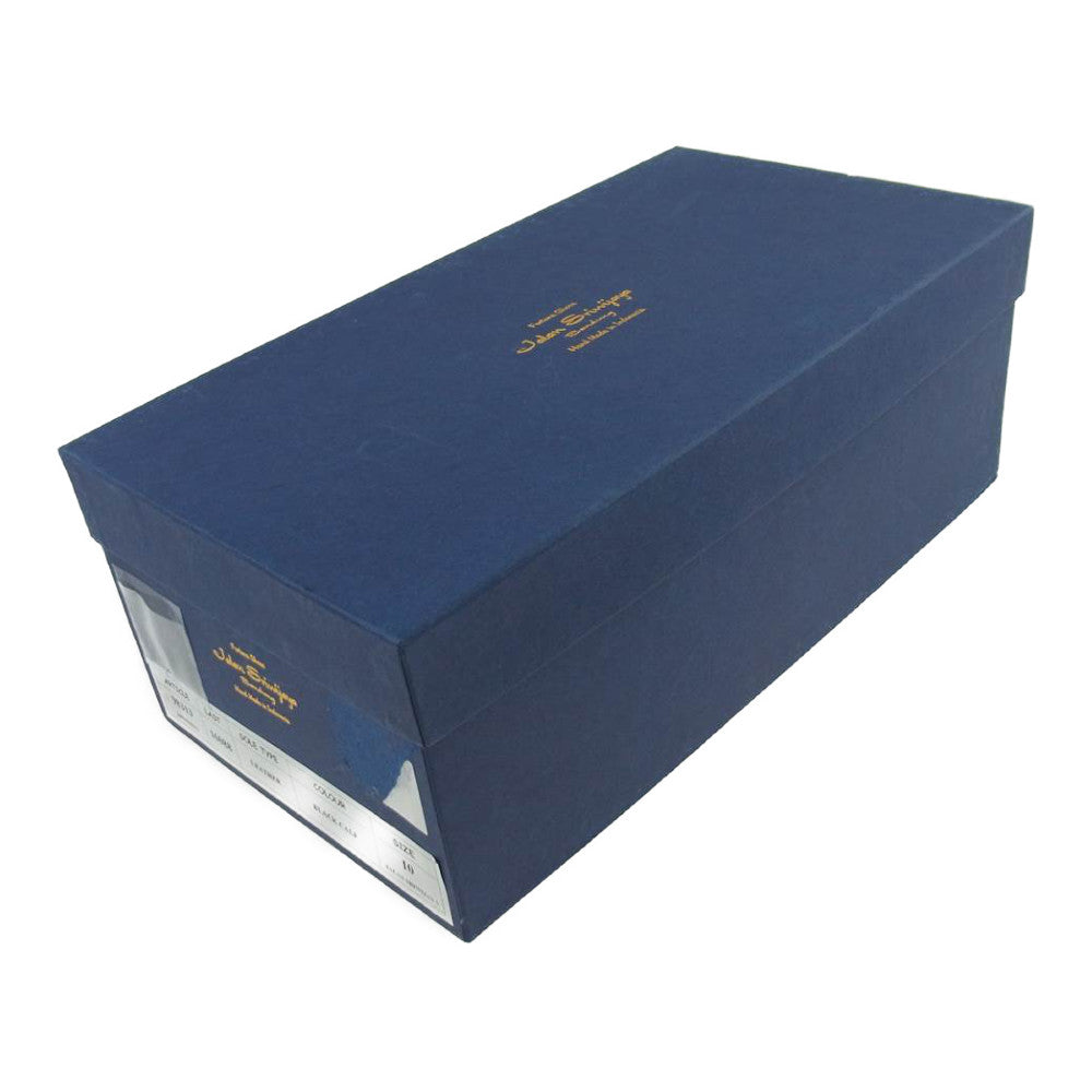 JALAN SRIWIJAYA ジャランスリウァヤ 98313  Vチップ ブラックカーフ レザーソール ビジネスシューズ ドレスシューズ 10 ブラック系 10【極上美品】【中古】