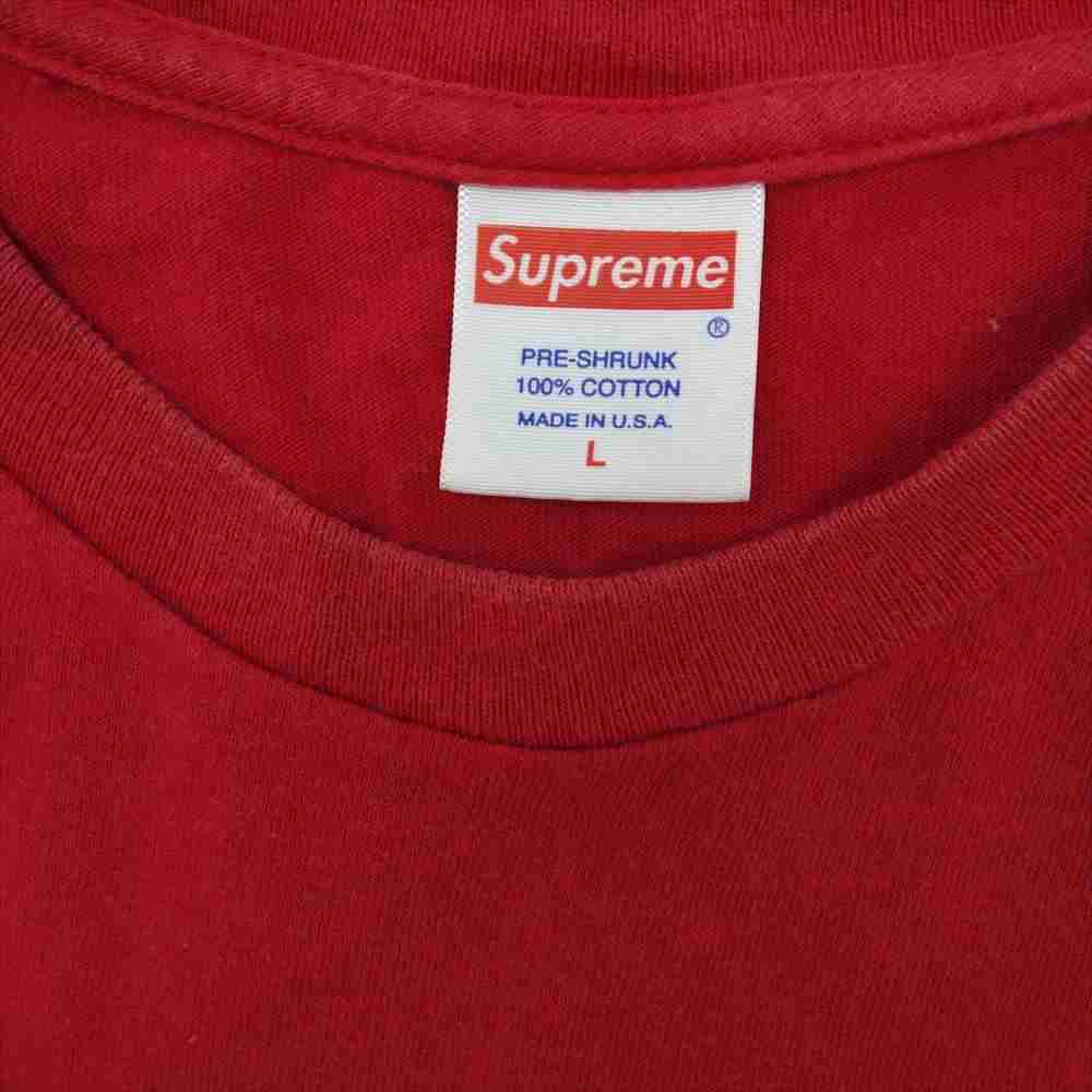 Supreme シュプリーム 15AW independent fuck the rest tee インディペンデント ファック プリント 半袖 Tシャツ レッド系 L【中古】