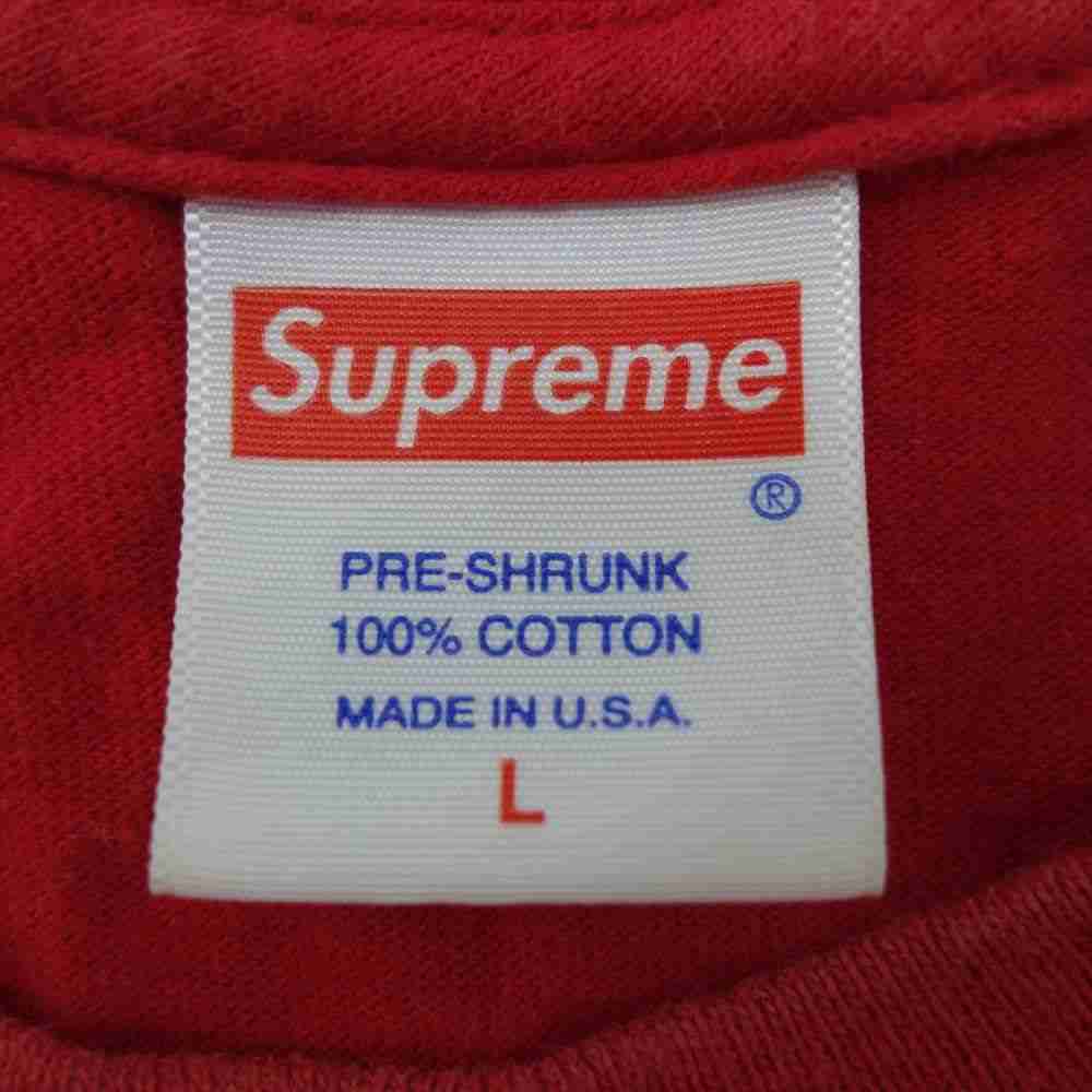 Supreme シュプリーム 15AW independent fuck the rest tee インディペンデント ファック プリント 半袖 Tシャツ レッド系 L【中古】