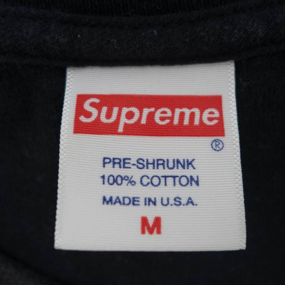 Supreme シュプリーム 17SS Larry Clark Girl Tee ラリークラークガール プリント 半袖 Ｔシャツ ブラック系 M【中古】