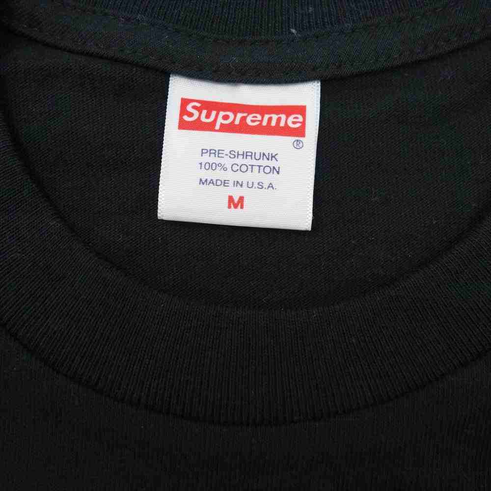 Supreme シュプリーム 21AW America Eats Its Young Tee アメリカイーツイッツヤング プリント 半袖 Tシャツ ブラック系 M【中古】