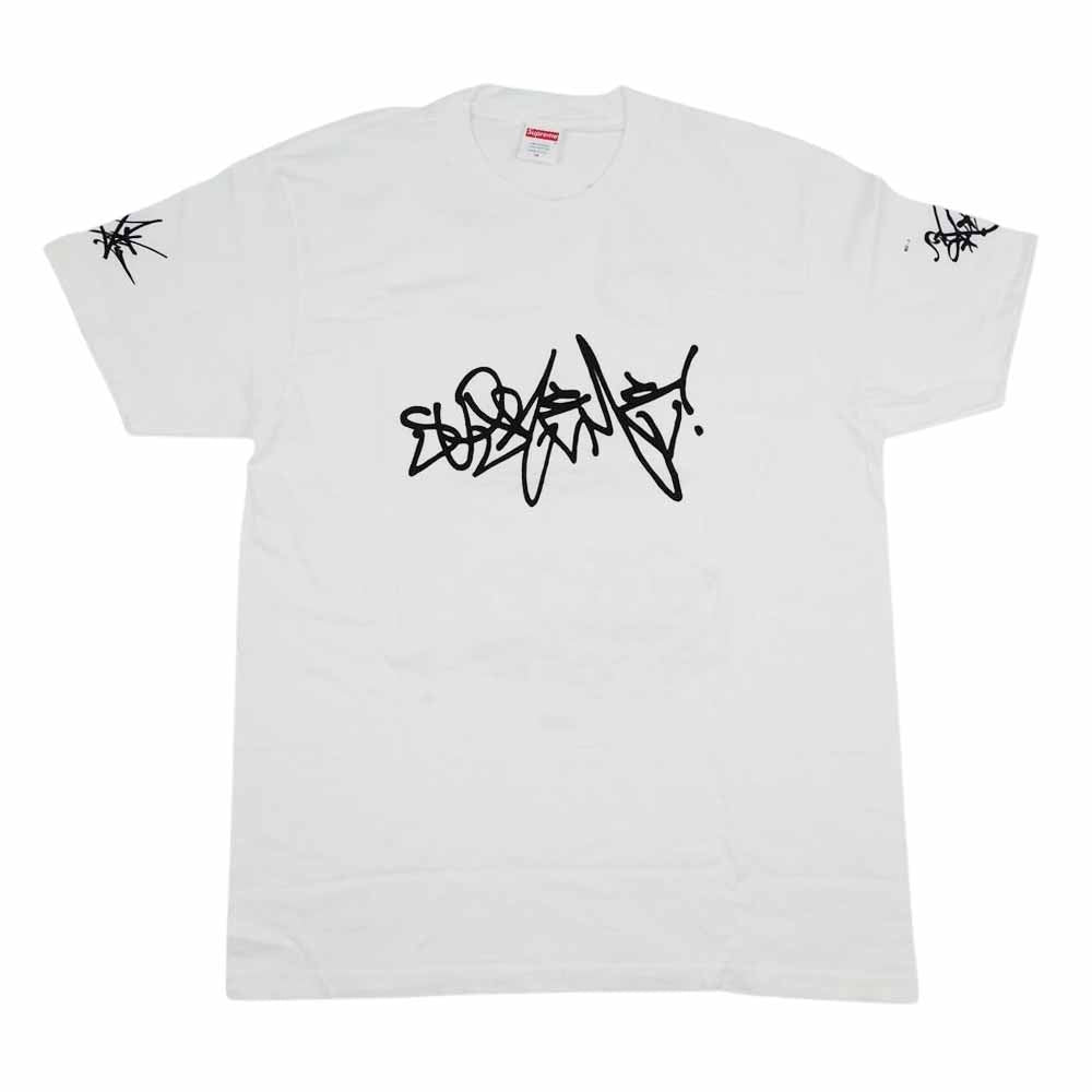 Supreme シュプリーム 20SS Rammellzee Tag Tee ラメルジー タグ ロゴプリント 半袖 Tシャツ ホワイト系 M【中古】