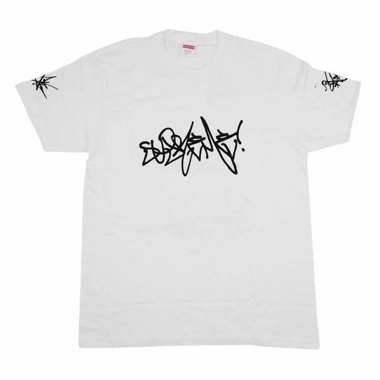Supreme シュプリーム 20SS Rammellzee Tag Tee ラメルジー タグ ロゴプリント 半袖 Tシャツ ホワイト系 M【中古】