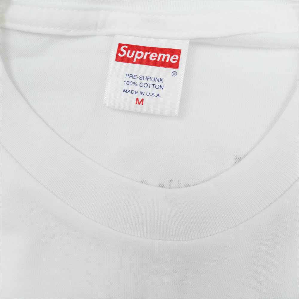 Supreme シュプリーム 20SS Rammellzee Tag Tee ラメルジー タグ ロゴプリント 半袖 Tシャツ ホワイト系 M【中古】