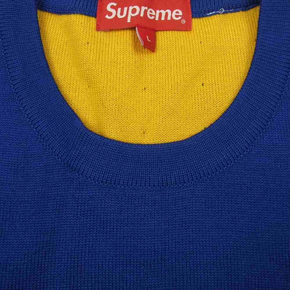 Supreme シュプリーム 20AW Fuck Sweater ファック セーター ニット  ブルー系 L【美品】【中古】