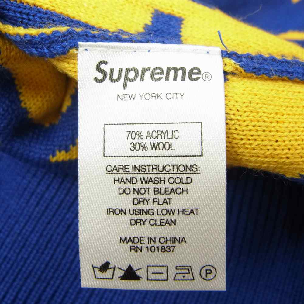 Supreme シュプリーム 20AW Fuck Sweater ファック セーター ニット  ブルー系 L【美品】【中古】
