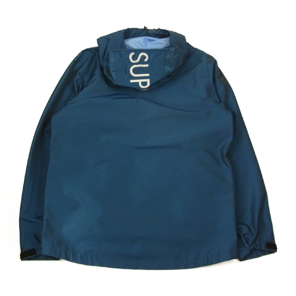 Supreme シュプリーム 13AW Iridescent Taped Seam Jacket Triple Layer waterproof Breathable イリディセント テープド シーム ジャケット ネイビー系 S【中古】