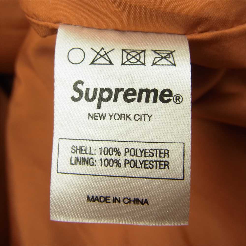 Supreme シュプリーム 22SS Hooded Down Pullover フーデッド ダウン プルオーバー ジャケット ライトブラウン系 M【中古】