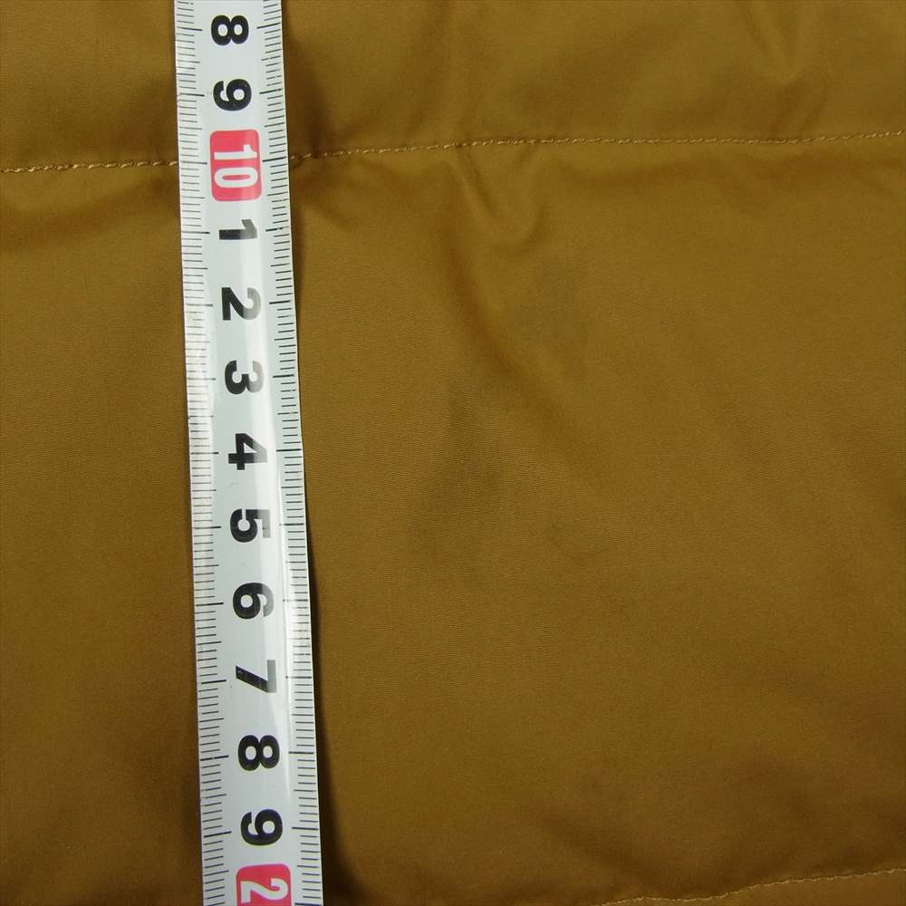 Supreme シュプリーム 22SS Hooded Down Pullover フーデッド ダウン プルオーバー ジャケット ライトブラウン系 M【中古】