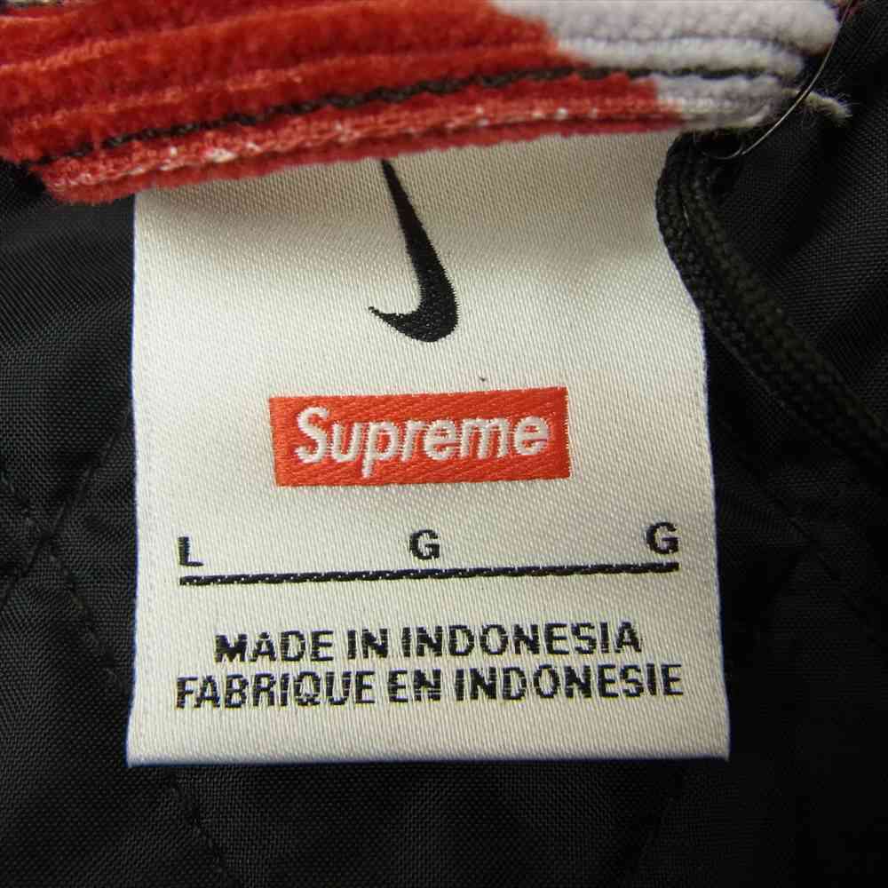 Supreme シュプリーム 22SS DM1775-689 × NIKE ナイキ Arc Corduroy Hooded Jacket アーチロゴ コーデュロイ カモフラ フーデッド ジャケット マルチカラー系 L【新古品】【未使用】【中古】