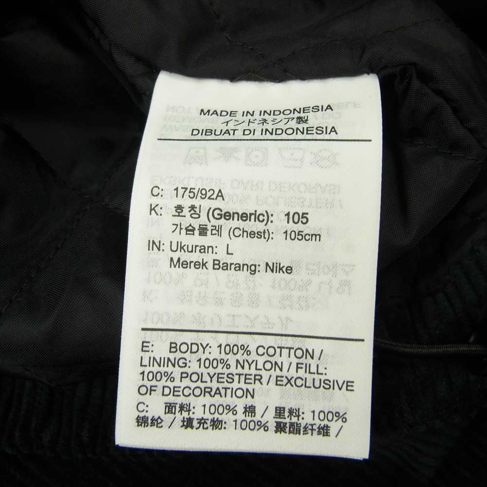 Supreme シュプリーム 22SS DM1772-010 × NIKE ナイキ Arc Corduroy Hooded Jacket アーチロゴ コーデュロイ フーデッド ジャケット ブラック系 L【新古品】【未使用】【中古】