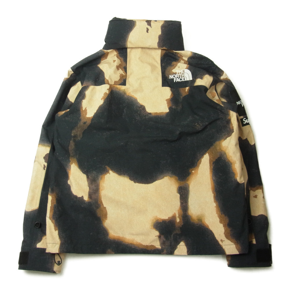 Supreme シュプリーム 21AW NP52100I The North Face Bleached Denim Print Mountain Jacket ノースフェイス ブリーチド デニム マウンテン ジャケット ブラック系 ベージュ系 M【中古】
