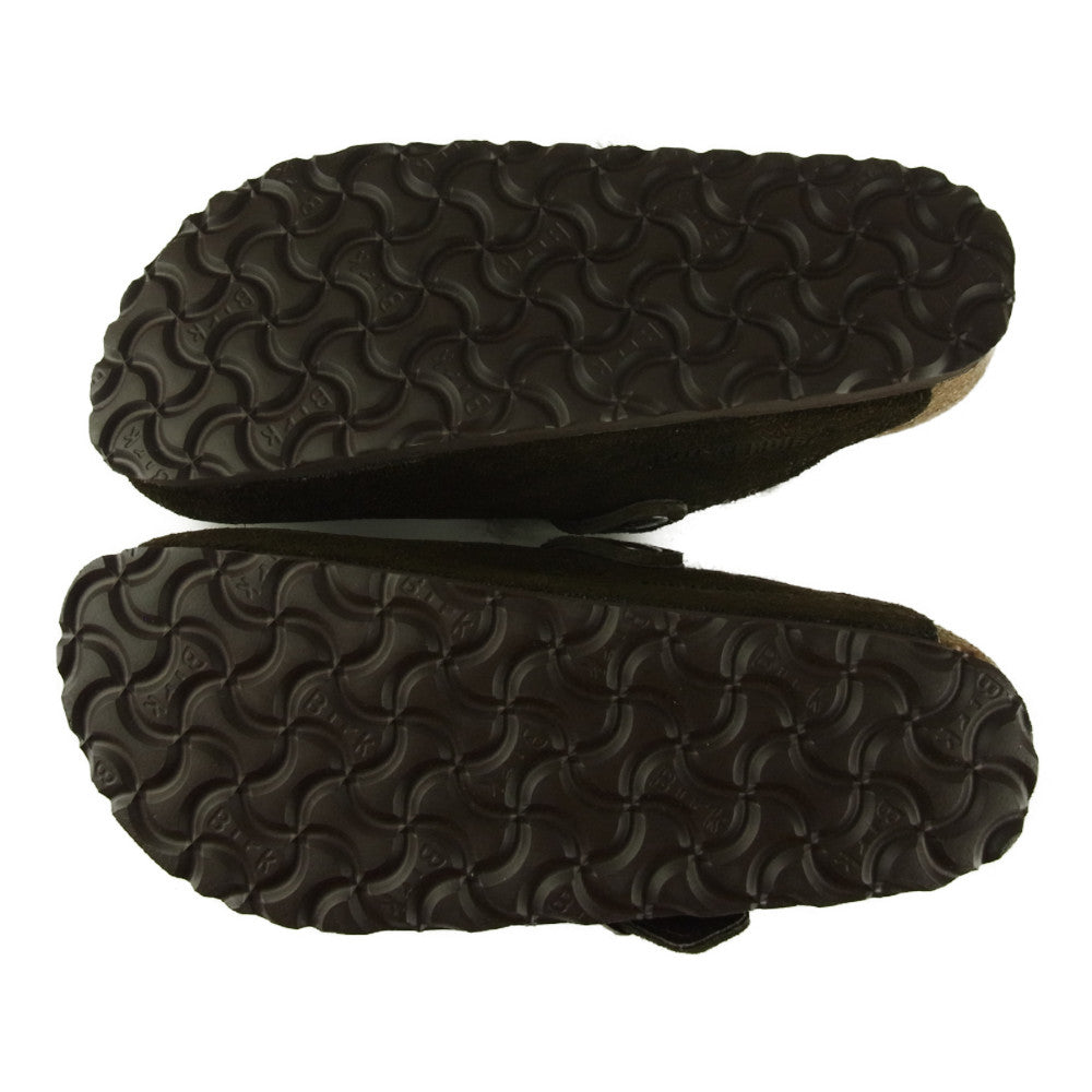 BIRKENSTOCK ビルケンシュトック 1020529 Boston Shearling MOCCA ボストン シアリング スエード レザー ボア サンダル 35 ブラウン系 35【新古品】【未使用】【中古】