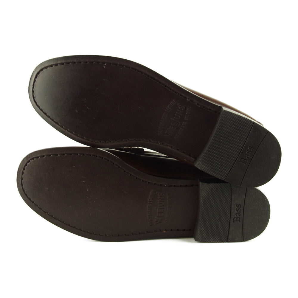 ジーエイチバス LARSON MOC PENNY LOAFER ラーソン モックペニー ローファー UK6 ブラウン系 6【極上美品】【中古】