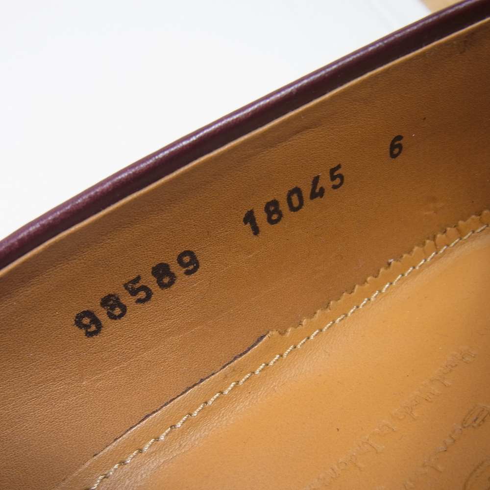 JALAN SRIWIJAYA ジャランスリウァヤ 98589 レザー ソール ペニー コイン ローファー UK6 ブラウン系 6【美品】【中古】