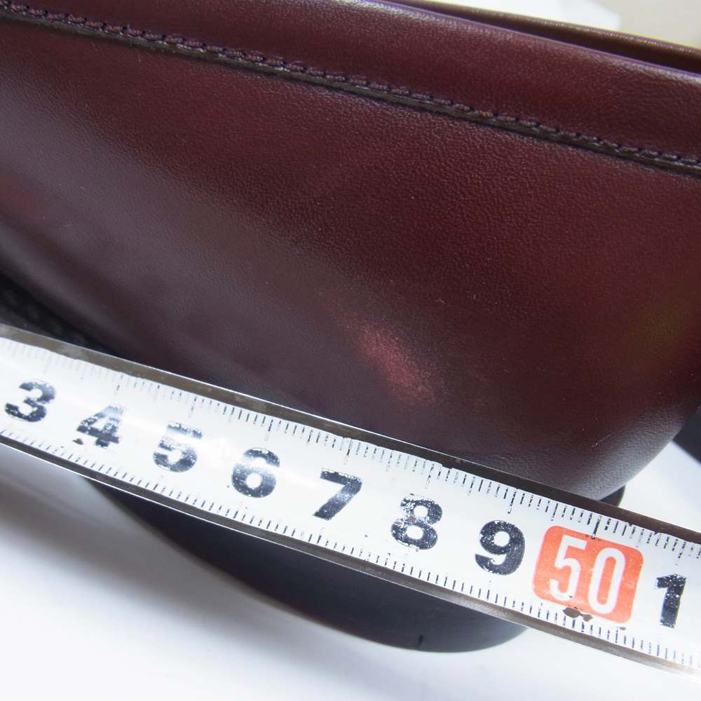 JALAN SRIWIJAYA ジャランスリウァヤ 98589 レザー ソール ペニー コイン ローファー UK6 ブラウン系 6【美品】【中古】