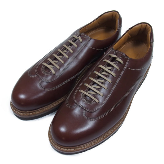 JALAN SRIWIJAYA ジャランスリウァヤ 210306 INTELLIGENCE SHOES インテリジェンス レザー シューズ ブラウン系 UK6.5【極上美品】【中古】