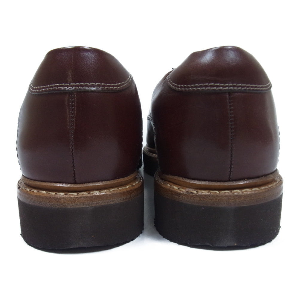 JALAN SRIWIJAYA ジャランスリウァヤ 210306 INTELLIGENCE SHOES インテリジェンス レザー シューズ ブラウン系 UK6.5【極上美品】【中古】