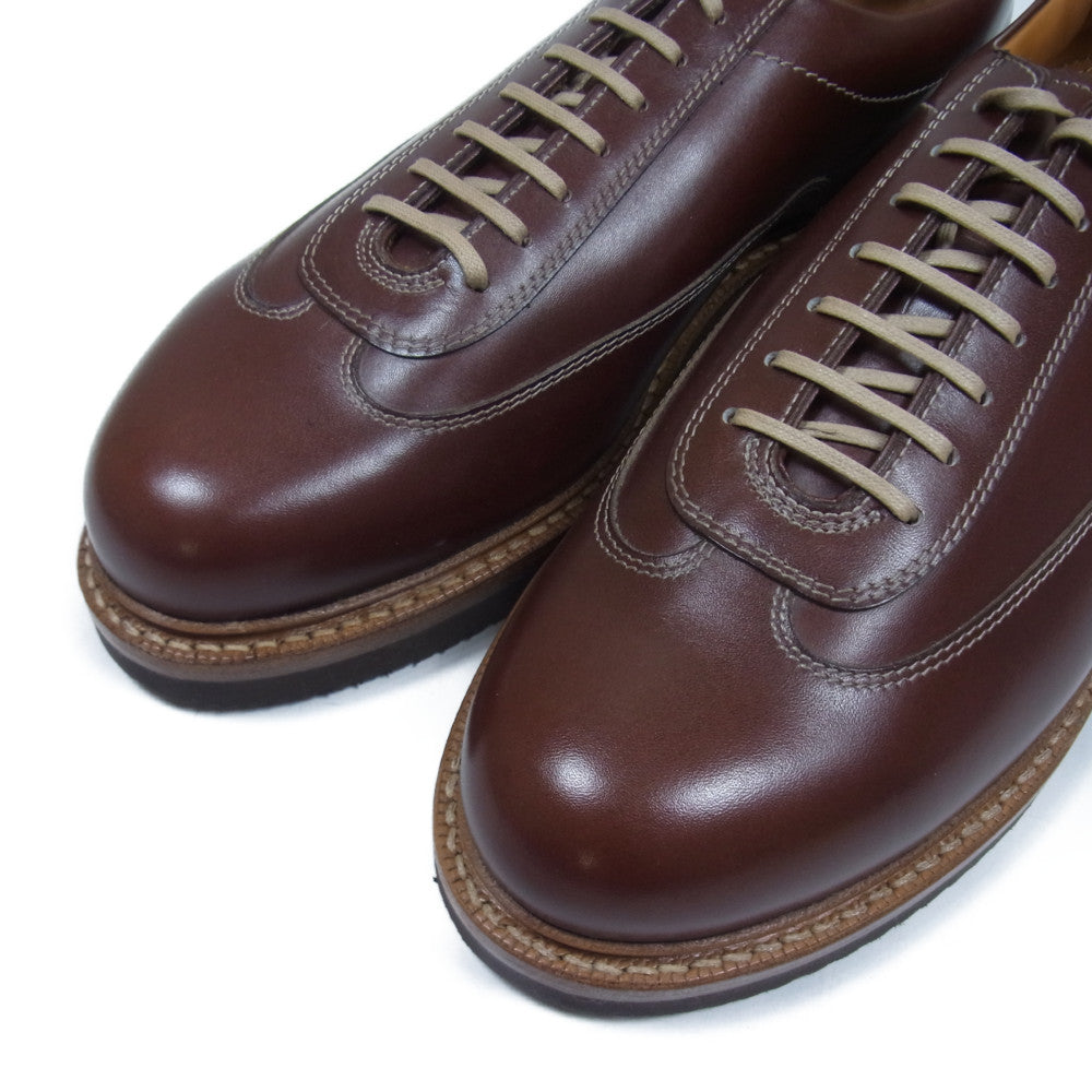JALAN SRIWIJAYA ジャランスリウァヤ 210306 INTELLIGENCE SHOES インテリジェンス レザー シューズ ブラウン系 UK6.5【極上美品】【中古】