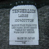 TENDERLOIN テンダーロイン T-PARKA バックロゴ 霜降り スウェットパーカー グリーン系 L【中古】