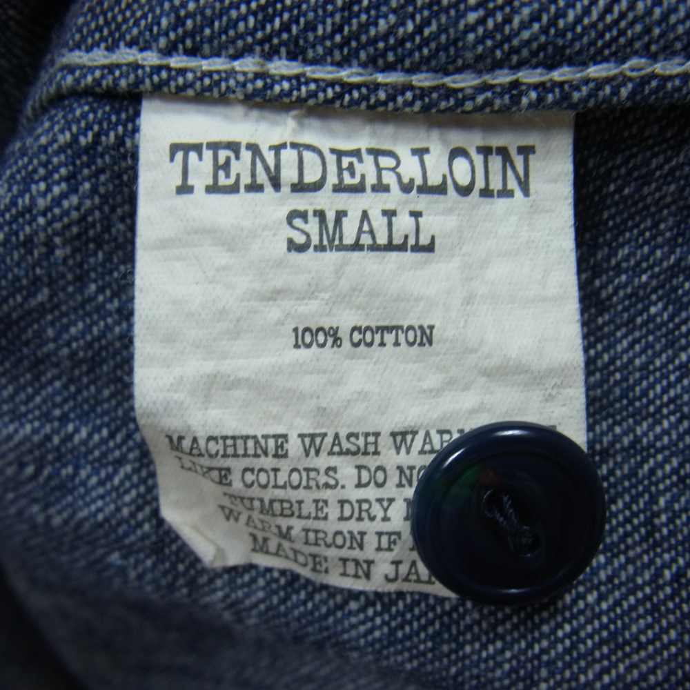TENDERLOIN テンダーロイン T-DENIM WORK SHT デニム ワーク シャツ インディゴブルー系 S【中古】
