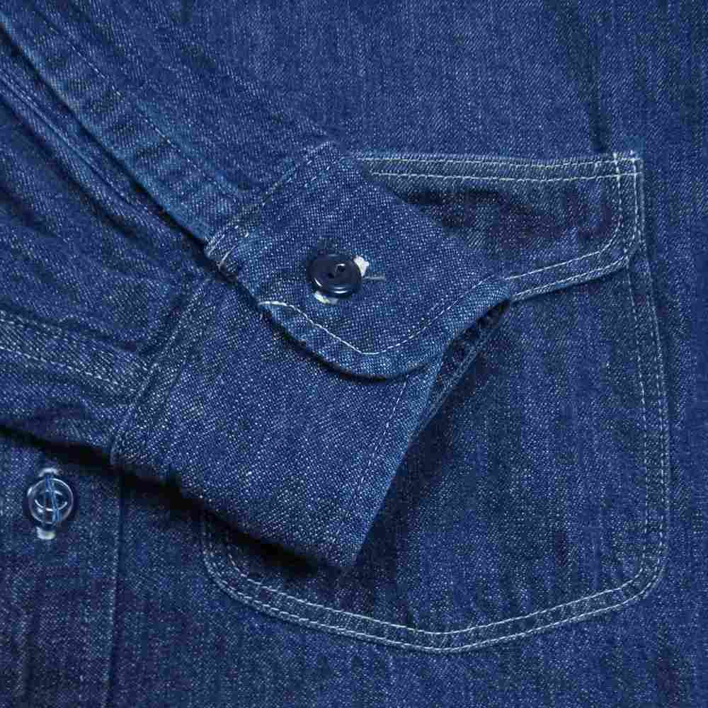 TENDERLOIN テンダーロイン T-DENIM WORK SHT デニム ワーク シャツ インディゴブルー系 S【中古】