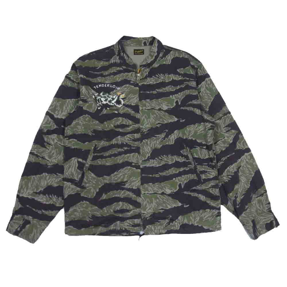 TENDERLOIN テンダーロイン スーベニア バンブージャケット グリーン系 M【中古】