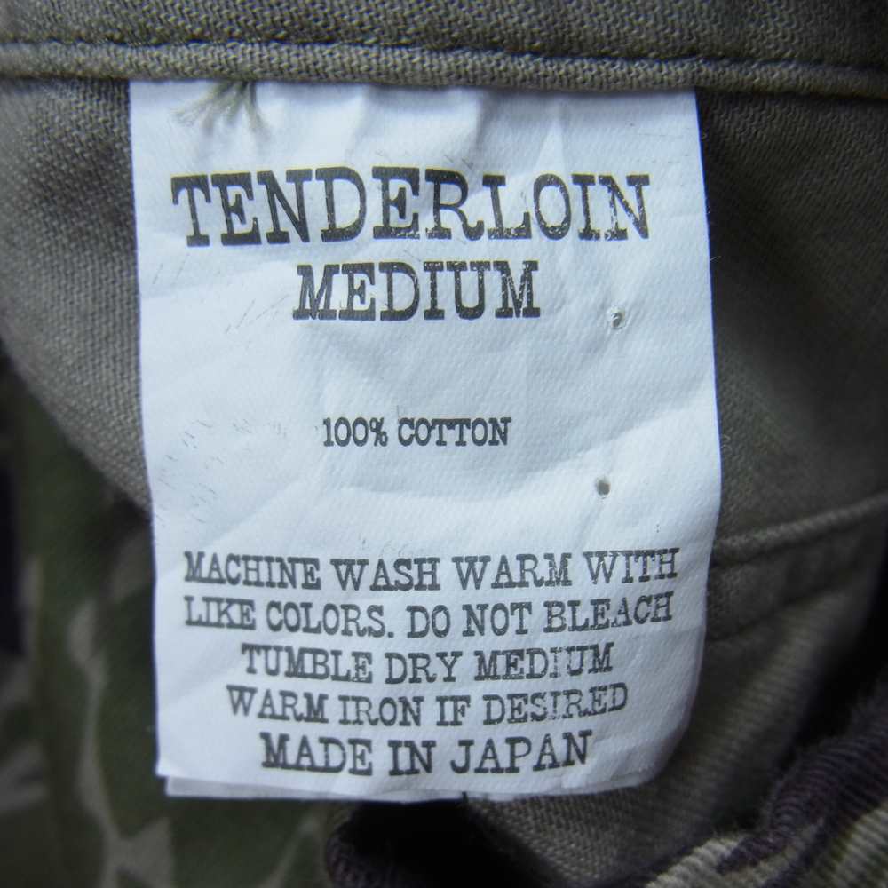TENDERLOIN テンダーロイン スーベニア バンブージャケット グリーン系 M【中古】