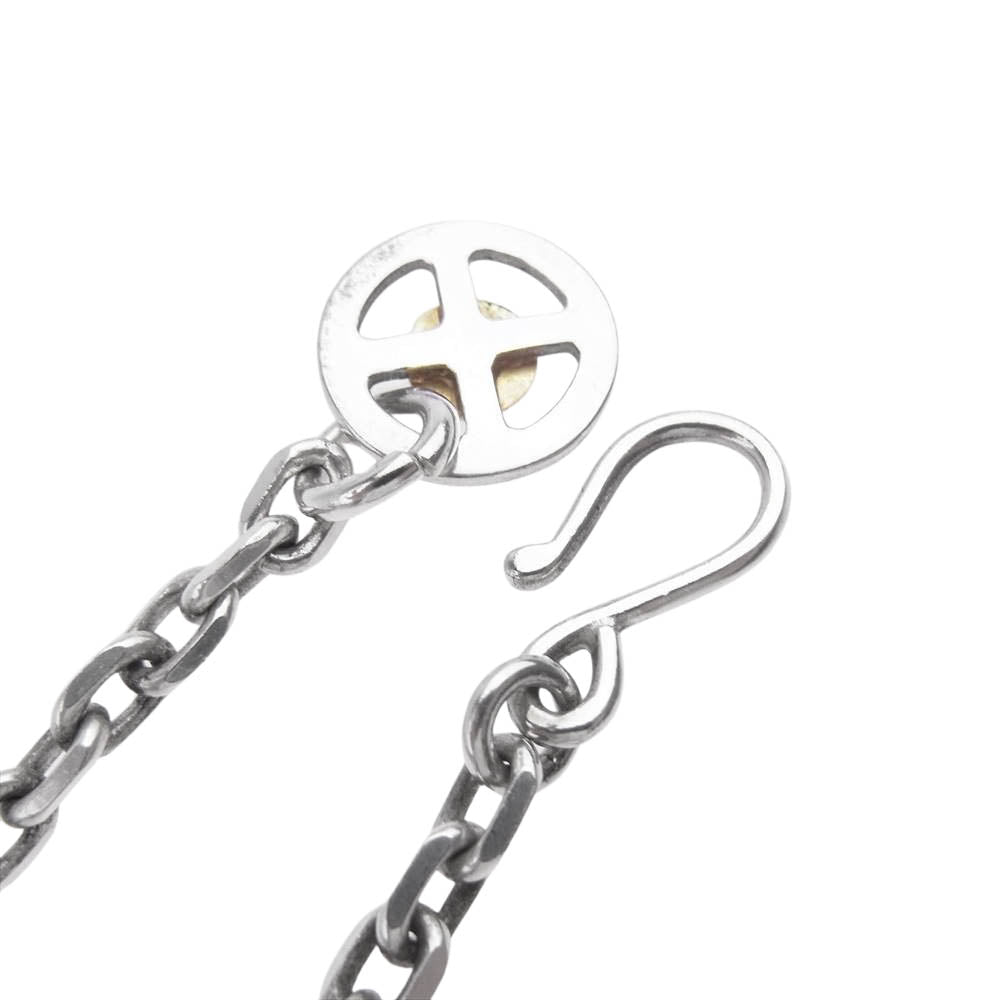 WINGROCK ウィングロック 金メタル付き メディスンホイール フック ネックレス シルバー系【中古】