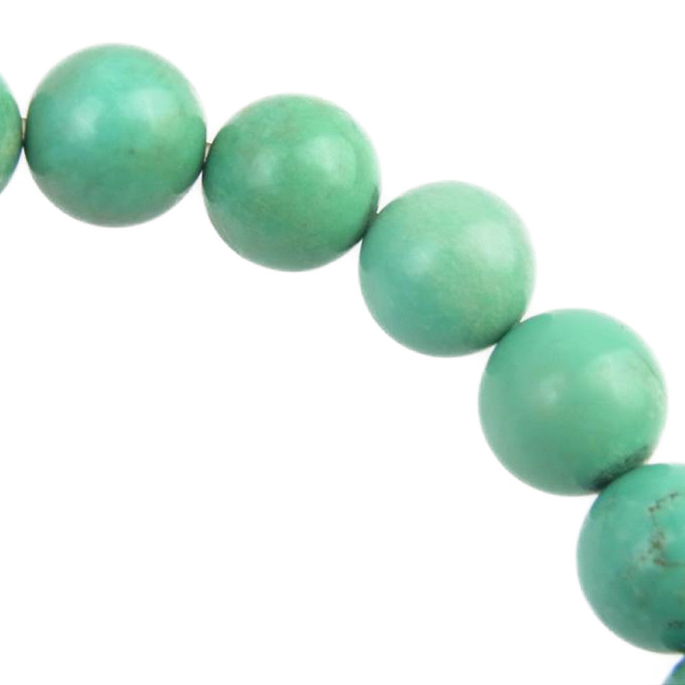CHROME HEARTS クロムハーツ（原本無） BEAD 8mmビーズブレス ターコイズ グリーン系【中古】