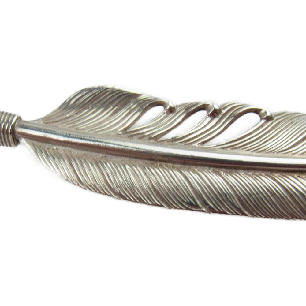 WINGROCK ウィングロック 先金 K18 フェザー ペンダントトップ 右向き