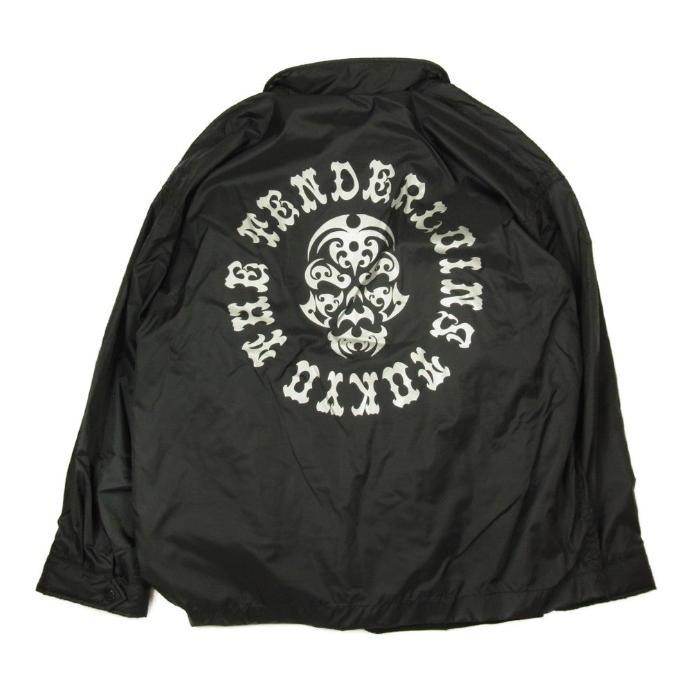 TENDERLOIN テンダーロイン T-NYLON COACH JKT BS ボルネオ スカル コーチジャケット コーチ ジャケット ブラック系 L【中古】