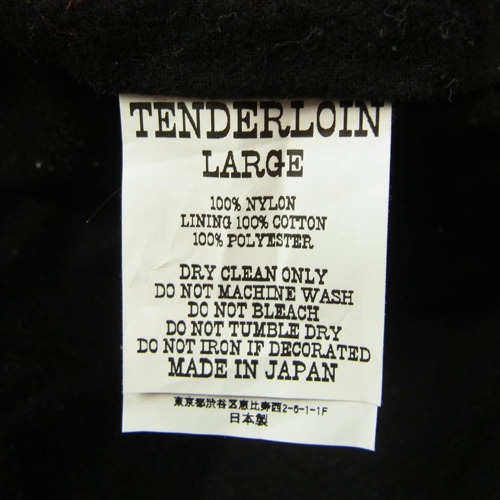 TENDERLOIN テンダーロイン T-NYLON COACH JKT BS ボルネオ スカル コーチジャケット コーチ ジャケット ブラック系 L【中古】