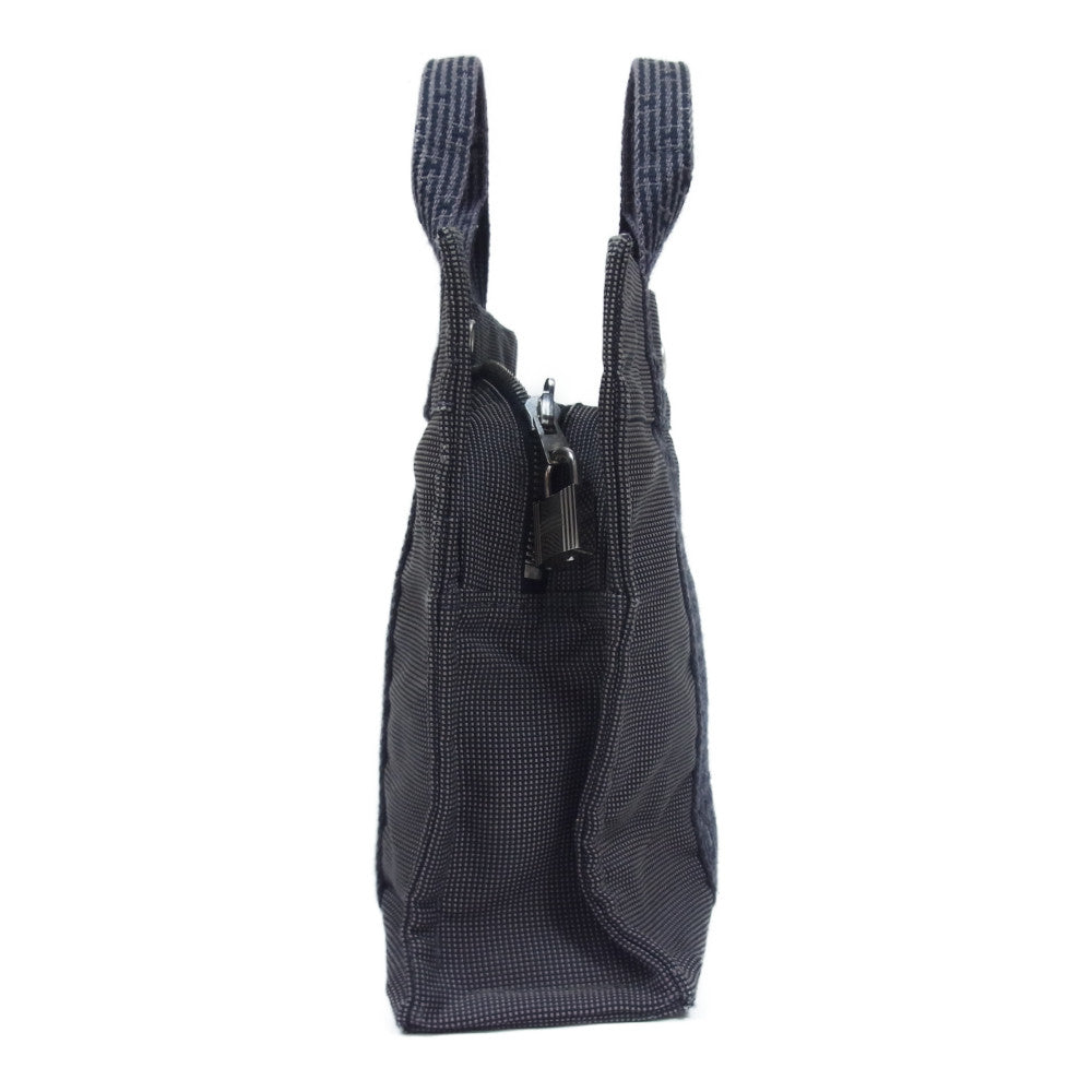 HERMES エルメス エールライン MM キャンバス バッグ ブラック系【中古】