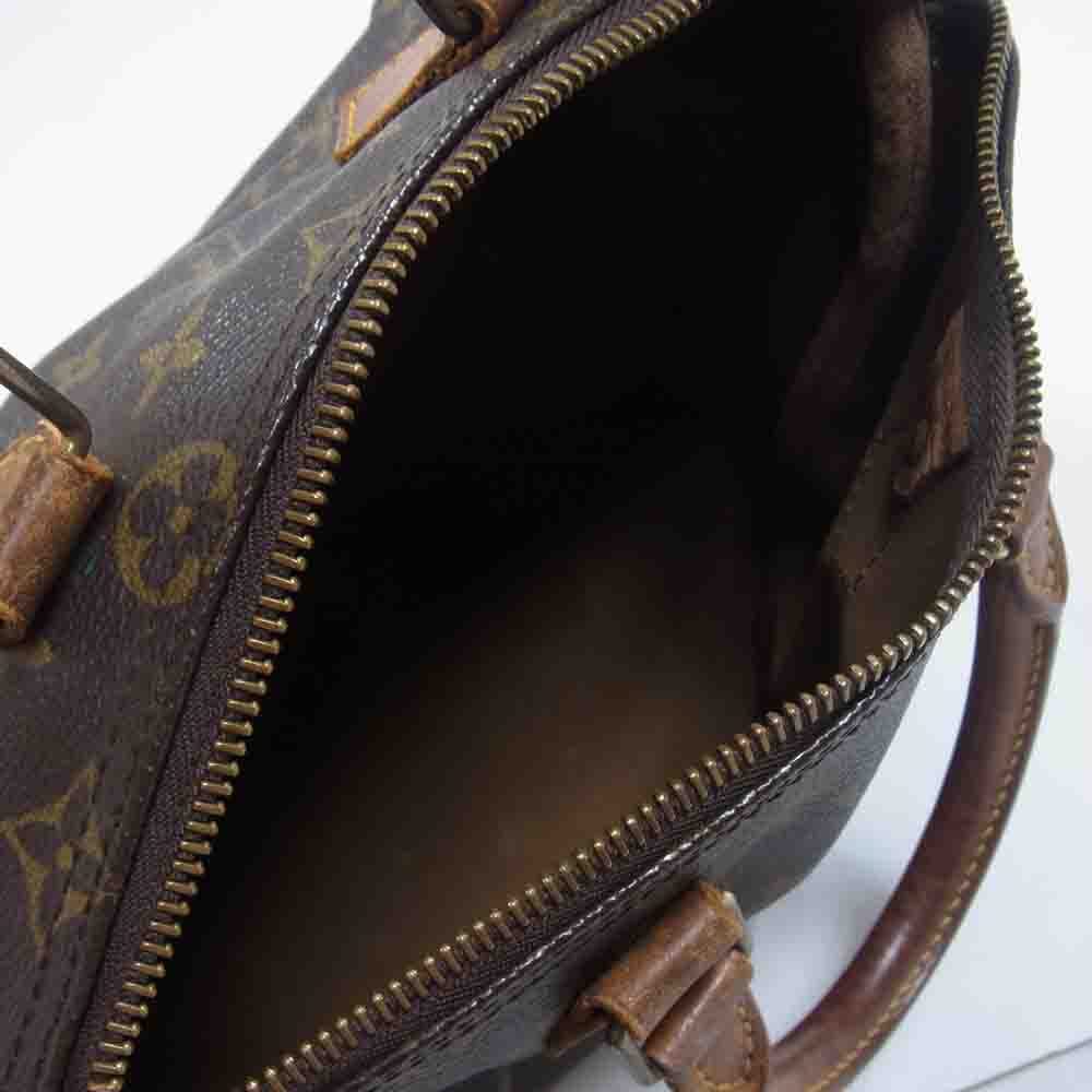 LOUIS VUITTON ルイ・ヴィトン M41528 スピーディ 25 ハンドバッグ ダークブラウン系【中古】