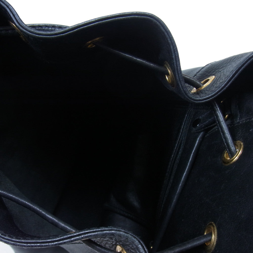 GUCCI グッチ 003 2113 0036 バンブー 巾着 ワンショルダーバッグ ブラック系【中古】