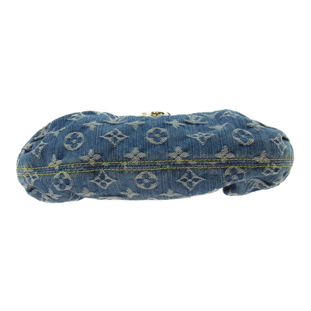LOUIS VUITTON ルイ・ヴィトン  M95050 モノグラム デニム ミニ プリーティ インディゴブルー系【中古】