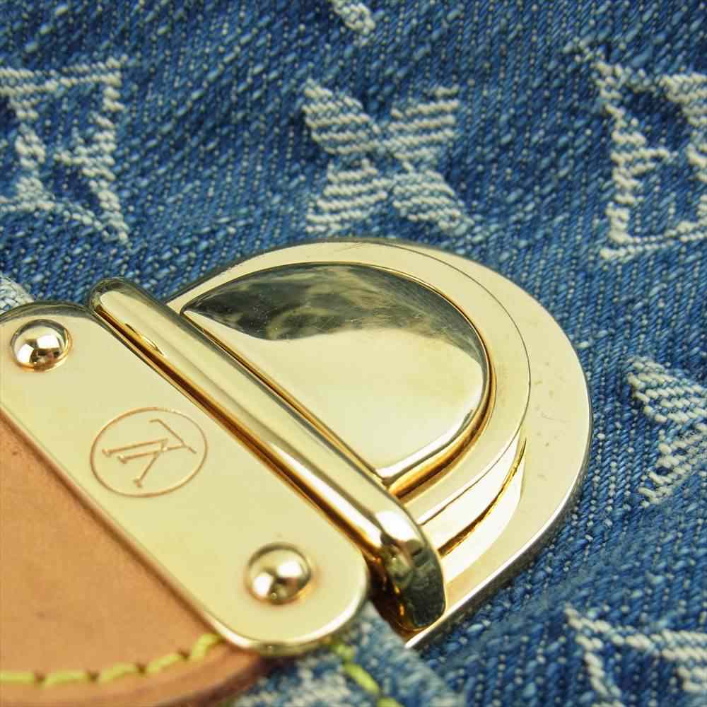 LOUIS VUITTON ルイ・ヴィトン  M95050 モノグラム デニム ミニ プリーティ インディゴブルー系【中古】