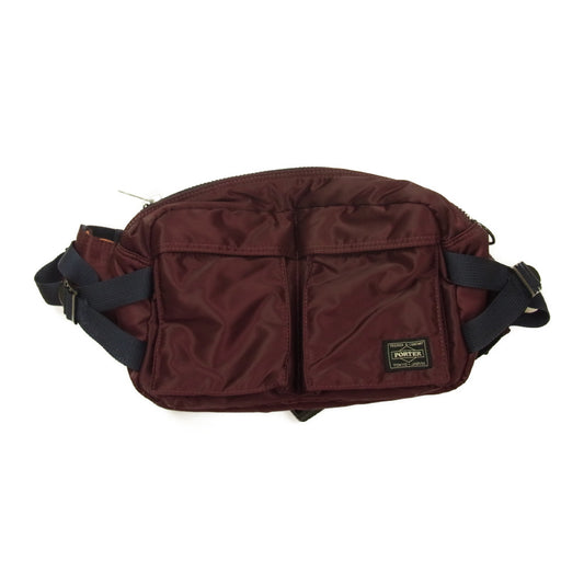 PORTER ポーター PX TANKER タンカー WAIST BAG ウエスト バッグ エンジ系【極上美品】【中古】