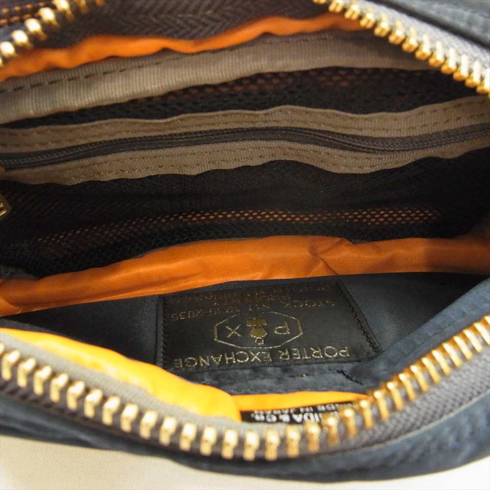 PORTER ポーター 376-26816 PX TANKER タンカー ESSENTIAL BAG エッセンシャル トート バッグ ネイビー系【極上美品】【中古】