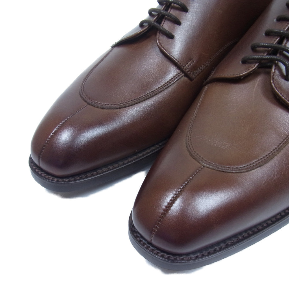 バーカー 2824FW06 APRON DERBY エプロン ダービー ダイナイト ソール Uチップ ビジネス シューズ ブラウン UK8.5 ブラウン系 8.5F【美品】【中古】