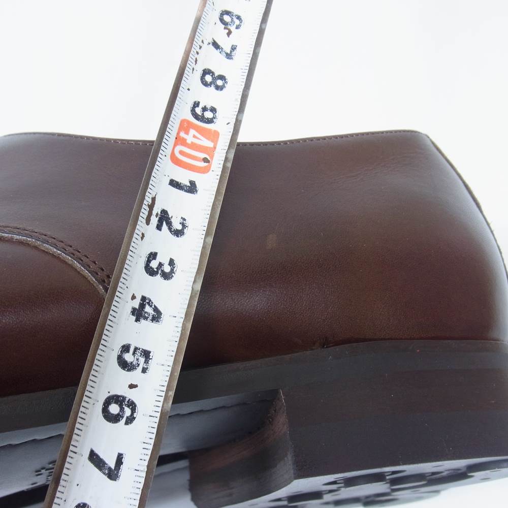 バーカー 2824FW06 APRON DERBY エプロン ダービー ダイナイト ソール Uチップ ビジネス シューズ ブラウン UK8.5 ブラウン系 8.5F【美品】【中古】