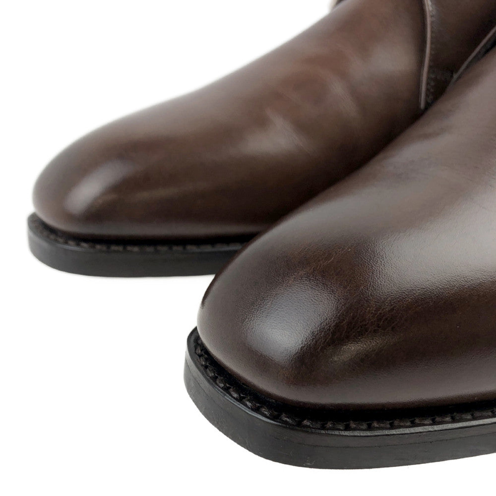 バーカー 4304FW11  MONK SHOE シングル モンク ストラップ ダイナイト ソール ドレスシューズ ブラウン UK8 ダークブラウン系 8【美品】【中古】