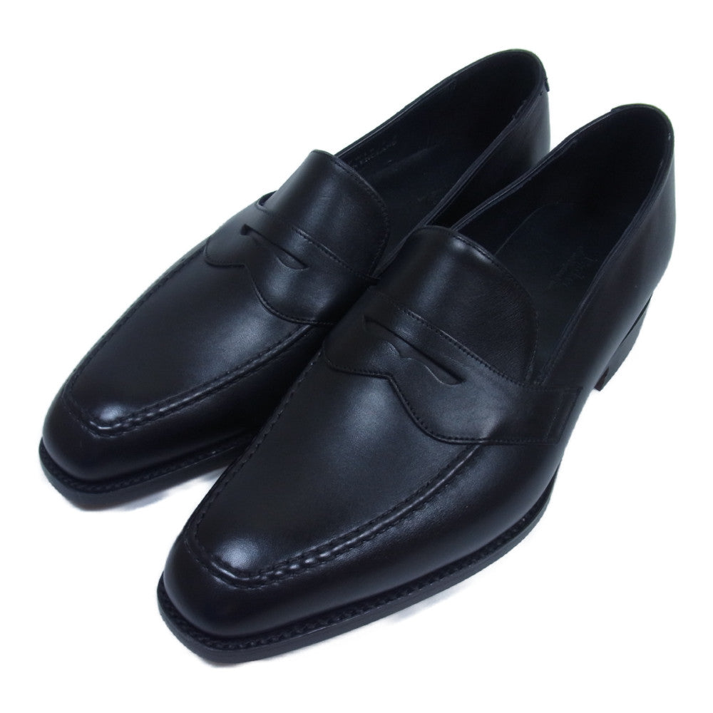 バーカー 4482FW10 LOAFER グッドイヤー式 サドル ローファー ブラック UK7 ブラック系 7F【美品】【中古】