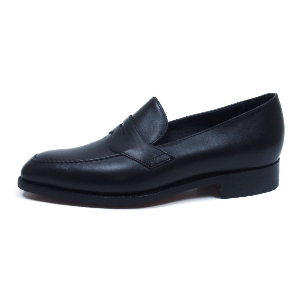 バーカー 4482FW10 LOAFER グッドイヤー式 サドル ローファー ブラック UK7 ブラック系 7F【美品】【中古】