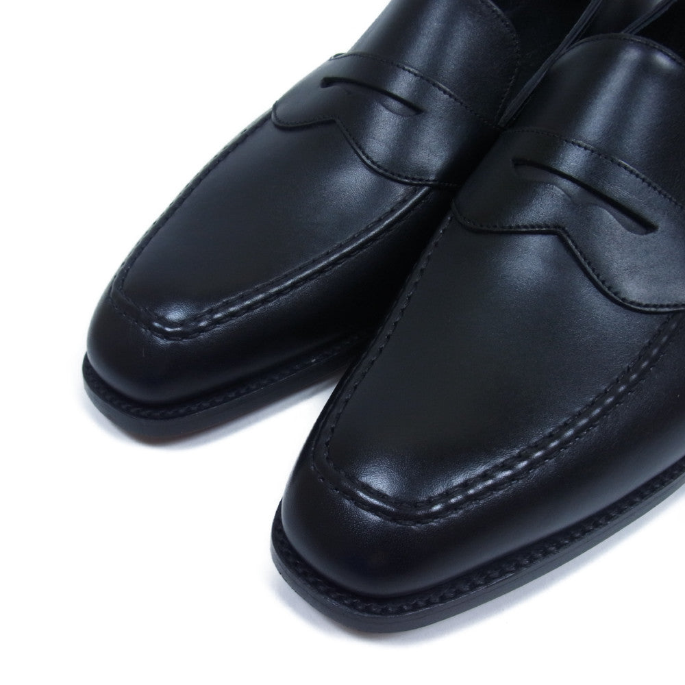 バーカー 4482FW10 LOAFER グッドイヤー式 サドル ローファー ブラック UK7 ブラック系 7F【美品】【中古】